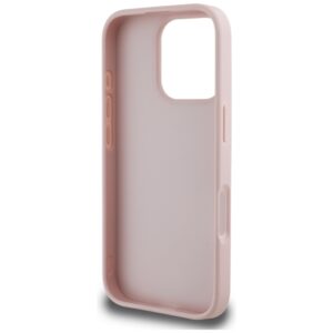 Dėklas Guess Grained Big 4G Logo Small Classic Logo Apple iPhone 16 Pro rožinės spalvos - Image 7