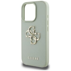 Dėklas Guess Grained Big 4G Logo Small Classic Logo Apple iPhone 16 Pro Max green - Image 6
