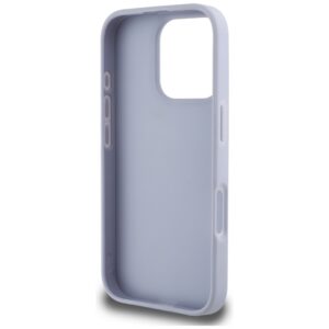 Dėklas Guess Hot Stamp 4G Pattern Triangle Metal Logo Apple iPhone 16 Pro Max violetinės spalvos - Image 7