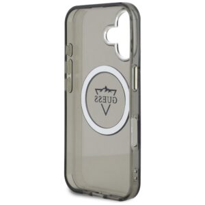 Dėklas Guess IML Metal Mountain Logo MagSafe Apple iPhone 16 juodos spalvos - Image 7