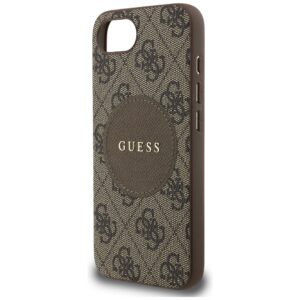 Dėklas Guess 4G Circle Classic Logo MagSafe Apple iPhone 16e / 17e rudos spalvos - Image 6