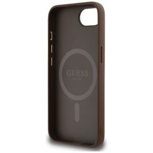 Dėklas Guess 4G Circle Classic Logo MagSafe Apple iPhone 16e / 17e rudos spalvos - Image 7