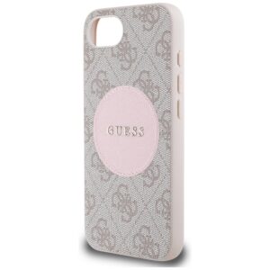 Dėklas Guess 4G Circle Classic Logo MagSafe Apple iPhone 16e / 17e rožinės spalvos - Image 6