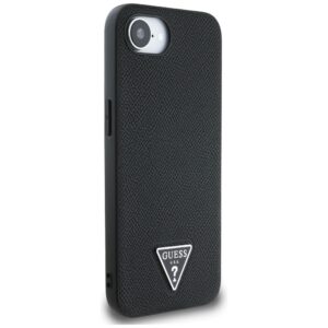 Dėklas Guess Grained Triangle MagSafe Apple iPhone 16e / 17e juodos spalvos - Image 4