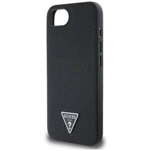 Dėklas Guess Grained Triangle MagSafe Apple iPhone 16e / 17e juodos spalvos - Image 6
