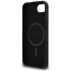 Dėklas Guess Silicone Script Metal Logo MagSafe Apple iPhone 16e / 17e juodos spalvos - Image 7
