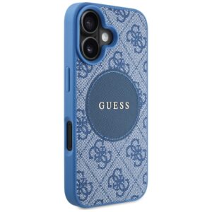 Dėklas Guess 4G Circle Classic Logo MagSafe Apple iPhone 16 blue - Image 4