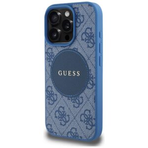 Dėklas Guess 4G Circle Classic Logo MagSafe Apple iPhone 16 Pro blue - Image 2