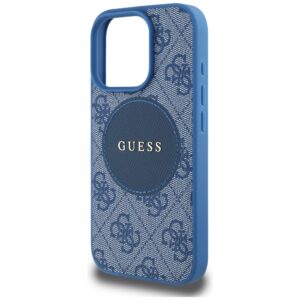 Dėklas Guess 4G Circle Classic Logo MagSafe Apple iPhone 16 Pro blue - Image 6