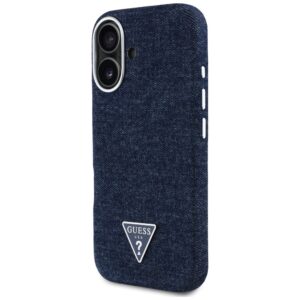 Dėklas Guess Denim Triangle Logo MagSafe Apple iPhone 16 blue - Image 2