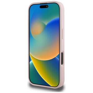 Dėklas Guess Grained Roses Big 4G logo Apple iPhone 16 Pro Max rožinės spalvos - Image 5