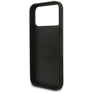 Guess Grained Ring MagSafe dėklas Apple iPhone 17 Pro Max juodos spalvos - Image 7