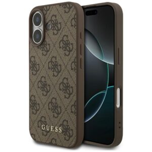 Guess 4G Classic Dėklas Apple iPhone 17 rudos spalvos