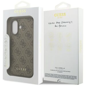 Guess 4G Classic Dėklas Apple iPhone 17 rudos spalvos - Image 8