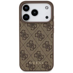 Guess 4G Classic Dėklas Apple iPhone 17 Pro rudos spalvos - Image 3