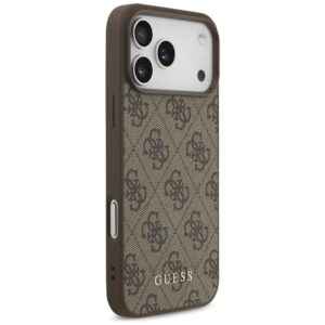 Guess 4G Classic Dėklas Apple iPhone 17 Pro Max rudos spalvos - Image 4