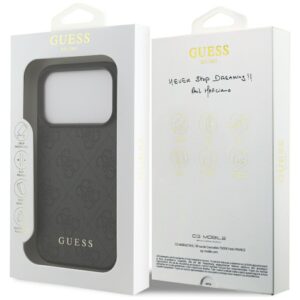 Guess 4G Classic Dėklas Apple iPhone 17 Pro juodos spalvos - Image 8