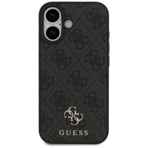 Guess 4G Small Classic Logo MagSafe dėklas Apple iPhone 17 juodos spalvos - Image 3