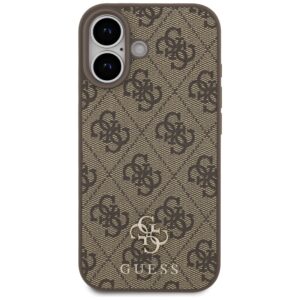 Guess 4G Small Classic Logo MagSafe dėklas Apple iPhone 17 rudos spalvos - Image 3