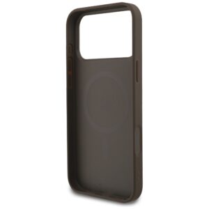 Guess 4G Small Classic Logo MagSafe dėklas Apple iPhone 17 Pro Max rudos spalvos - Image 7