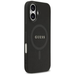 Guess Saffiano Classic Logo MagSafe dėklas Apple iPhone 17 juodos spalvos - Image 4