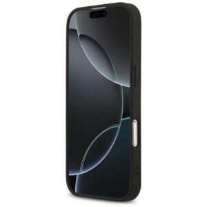 Guess Saffiano Classic Logo MagSafe dėklas Apple iPhone 17 juodos spalvos - Image 5