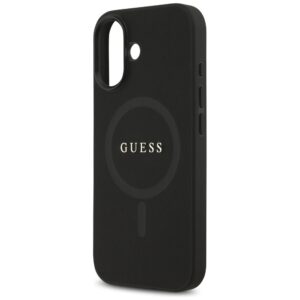 Guess Saffiano Classic Logo MagSafe dėklas Apple iPhone 17 juodos spalvos - Image 6