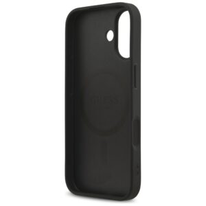 Guess Saffiano Classic Logo MagSafe dėklas Apple iPhone 17 juodos spalvos - Image 7