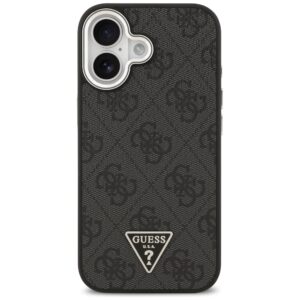 Dėklas Guess 4G Triangle Logo MagSafe Apple iPhone 17 juodos spalvos silver - Image 3