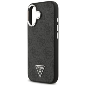 Dėklas Guess 4G Triangle Logo MagSafe Apple iPhone 17 juodos spalvos silver - Image 6