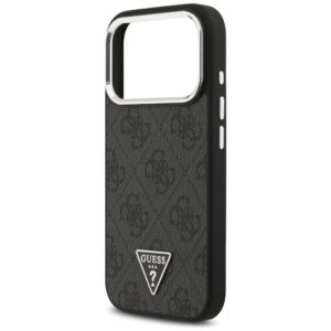 Dėklas Guess 4G Triangle Logo MagSafe Apple iPhone 17 Pro juodos spalvos silver - Image 6