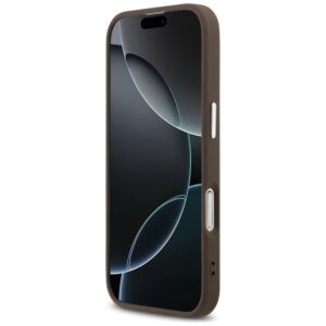 Dėklas Guess 4G Triangle Logo MagSafe Apple iPhone 17 rudos spalvos - Image 5