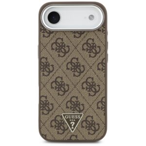 Dėklas Guess 4G Triangle Logo MagSafe Apple iPhone Air rudos spalvos - Image 3