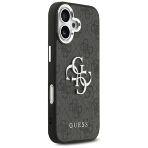 Dėklas Guess 4G Big 4G Classic Logo Apple iPhone 17 juodos spalvos silver - Image 4