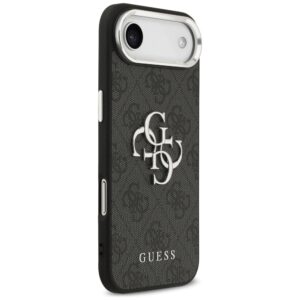 Dėklas Guess 4G Big 4G Classic Logo Apple iPhone 17 Air juodos spalvos silver - Image 4