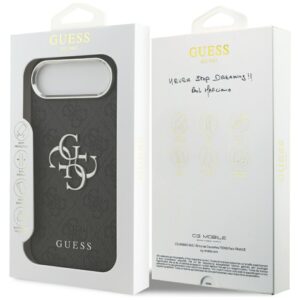 Dėklas Guess 4G Big 4G Classic Logo Apple iPhone 17 Air juodos spalvos silver - Image 8