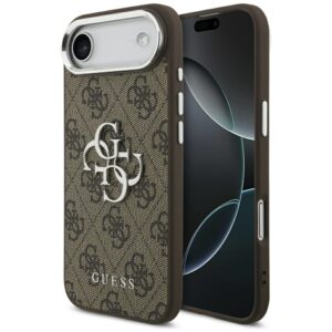 Dėklas Guess 4G Big 4G Classic Logo Apple iPhone Air rudos spalvos silver