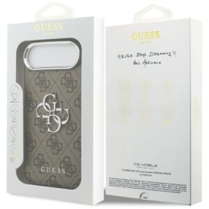 Dėklas Guess 4G Big 4G Classic Logo Apple iPhone Air rudos spalvos silver - Image 8