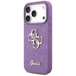 Dėklas Guess Fixed Glitter Big 4G Apple iPhone 17 Pro lilac - Image 2