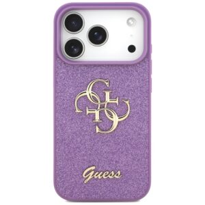 Dėklas Guess Fixed Glitter Big 4G Apple iPhone 17 Pro lilac - Image 3