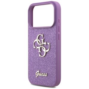 Dėklas Guess Fixed Glitter Big 4G Apple iPhone 17 Pro lilac - Image 6