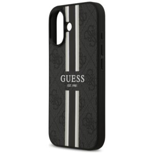 Dėklas Guess 4G Printed Stripes MagSafe Apple iPhone 17 juodos spalvos - Image 6