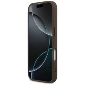Dėklas Guess 4G Printed Stripes MagSafe Apple iPhone 17 rudos spalvos - Image 5
