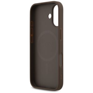 Dėklas Guess 4G Printed Stripes MagSafe Apple iPhone 17 rudos spalvos - Image 7