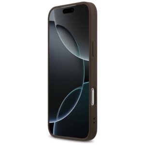 Dėklas Guess 4G Printed Stripes MagSafe Apple iPhone 17 Pro Max rudos spalvos - Image 5