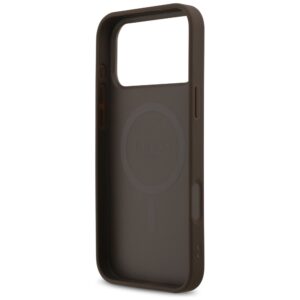 Dėklas Guess 4G Printed Stripes MagSafe Apple iPhone 17 Pro Max rudos spalvos - Image 7
