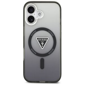 Dėklas Guess IML Gradient Triangle Logo MagSafe Apple iPhone 17 juodos spalvos - Image 3