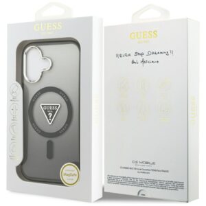 Dėklas Guess IML Gradient Triangle Logo MagSafe Apple iPhone 17 juodos spalvos - Image 8