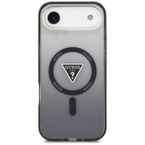 Dėklas Guess IML Gradient Triangle Logo MagSafe Apple iPhone Air juodos spalvos - Image 3