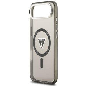 Dėklas Guess IML Gradient Triangle Logo MagSafe Apple iPhone Air juodos spalvos - Image 6